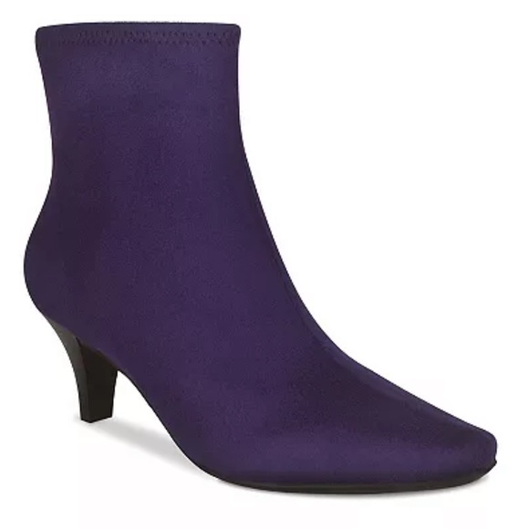 Impo Shoes Impo Novice Purple M Kitten Heel Ankle Boots Poshmark